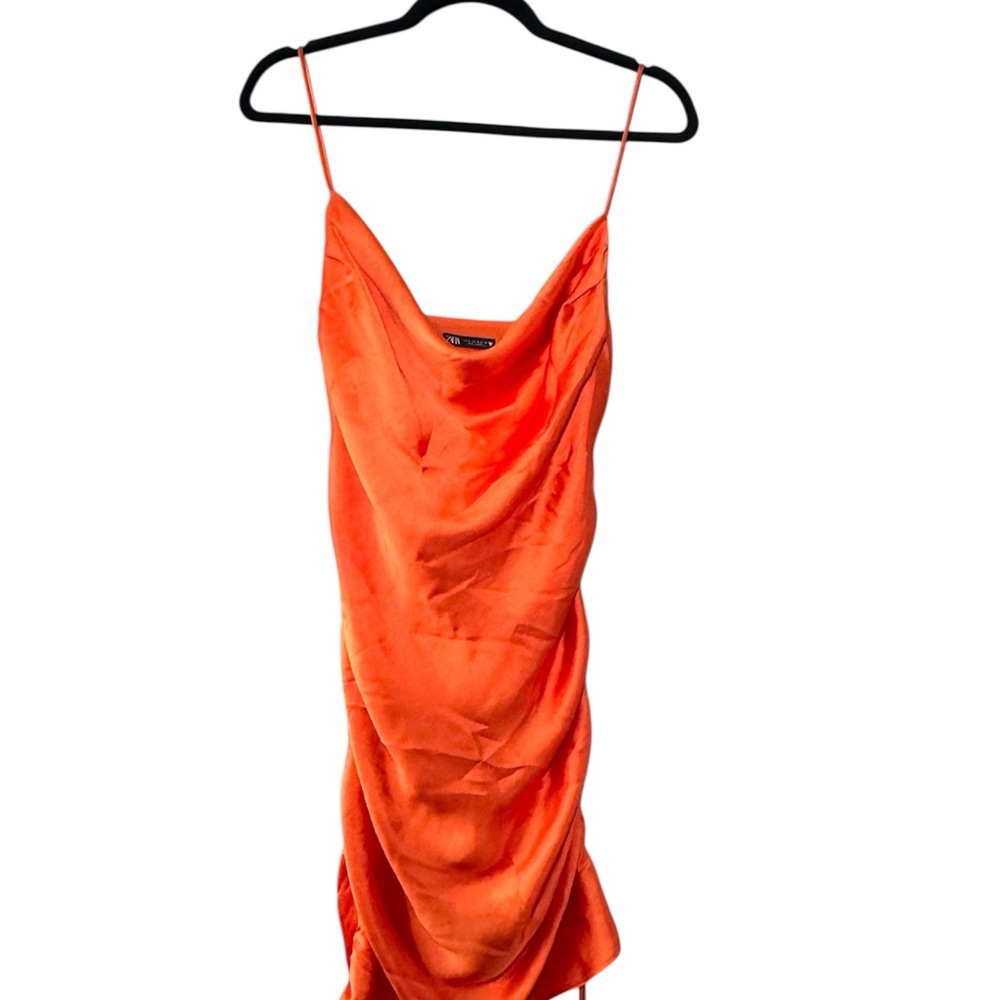 Zara Orange Mini Dress